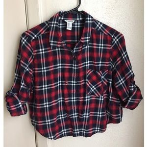 Cropped flannel